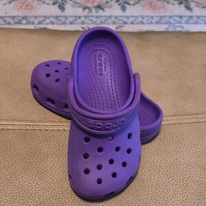 CROCS Kids Vibrant Purple Water Shoes